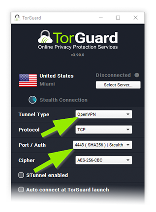 How to use TorGuard's Stealth VPN Service